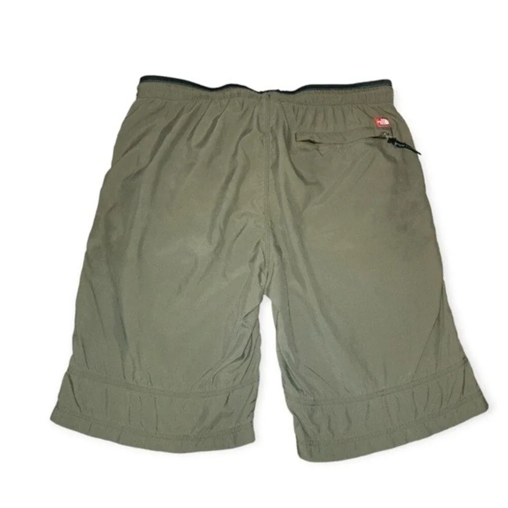 The North Face Army Green Nylon Hiking Shorts Men's Size‎ L